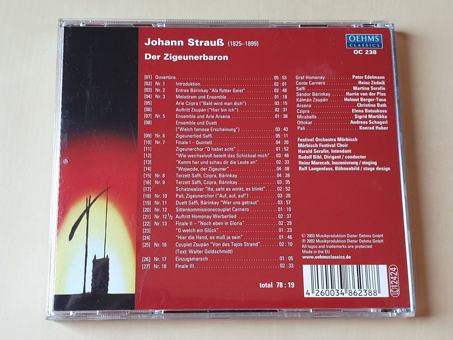 CD: Johann Strauss Der Zigeunerbaron – Usato da Stansstad venduto da collectorsshop 1