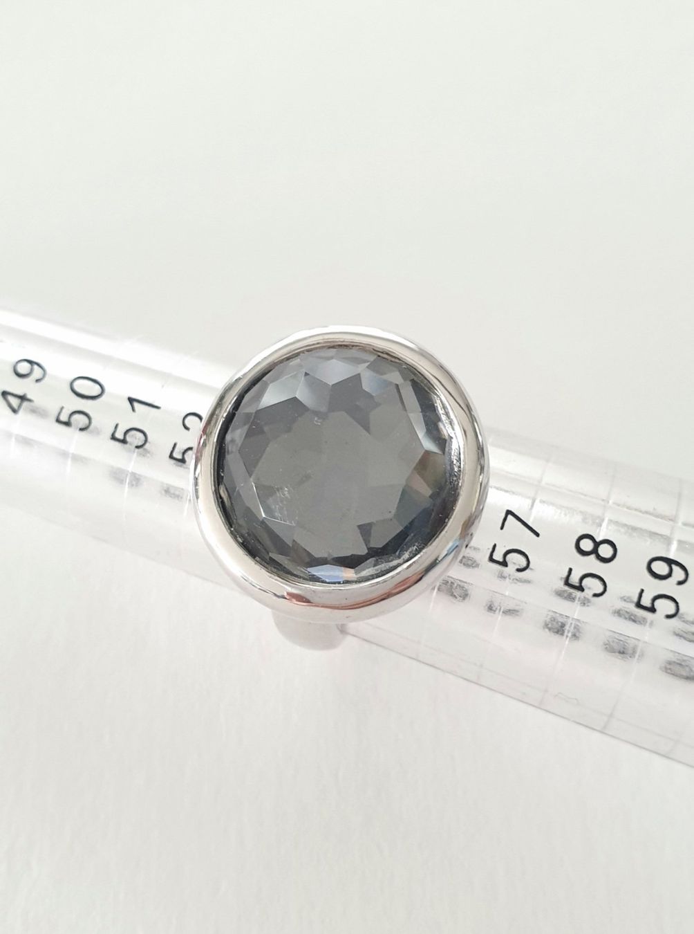 Anelli: Silber Ring 925 mit facettiertem Bergkristall  - NEU – Nuovo e nell'imballaggio originale da Uetikon am See venduto da Coralreef 9