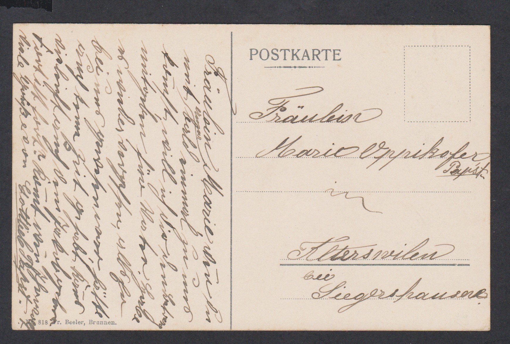 Cartoline postali: Goldau   :   alte Ansichtskarte – Usato da Vitznau venduto da Ropaku 2