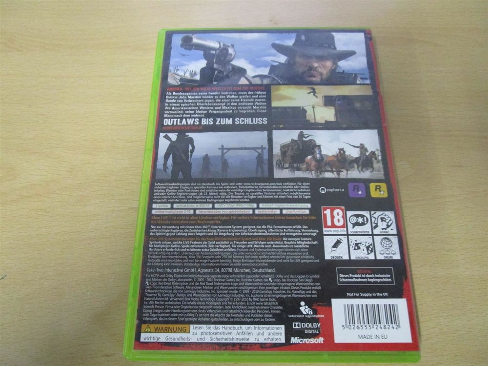Red Dead Redemption Xbox 360 | Kaufen auf Ricardo