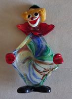 Murano Clown en verre 20cm de hauteur