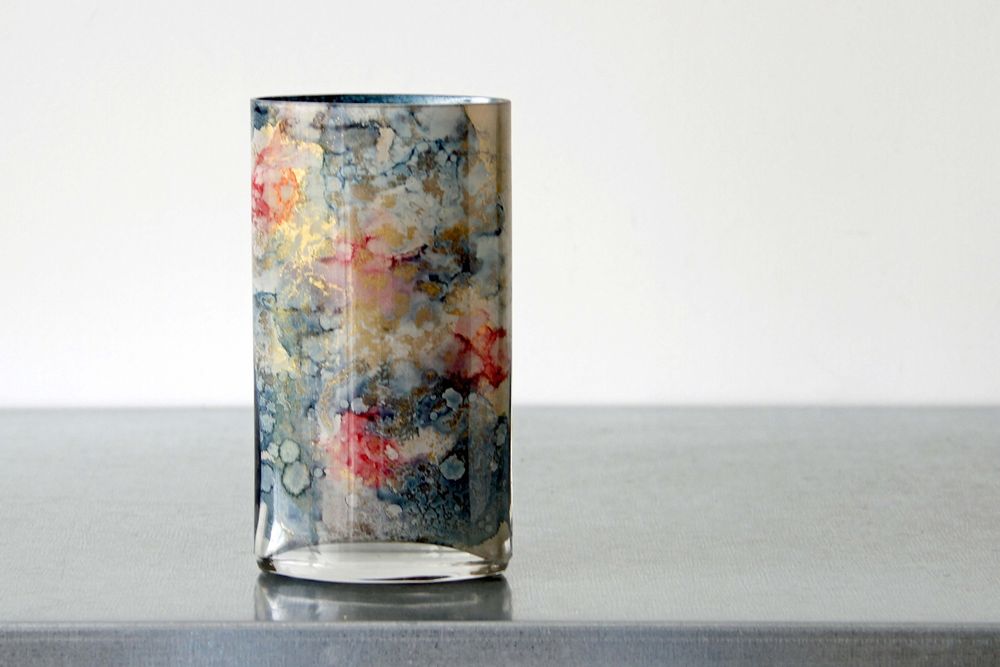 Jubiläumskarte Für Sohn Und Schwiegertochter – Elegantes Champagner-Design Mit Blumen, 23x15 Cm