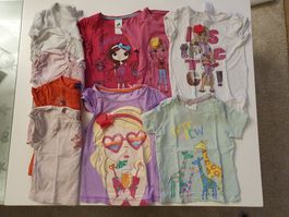 Sommerkleiderpaket Mädchen / 10 Stk. Kurzarm T-Shirts 92