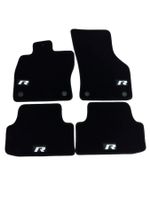 Velours Fussmatten für Golf 7, Golf 7.5 u. Golf 8 mit R Logo