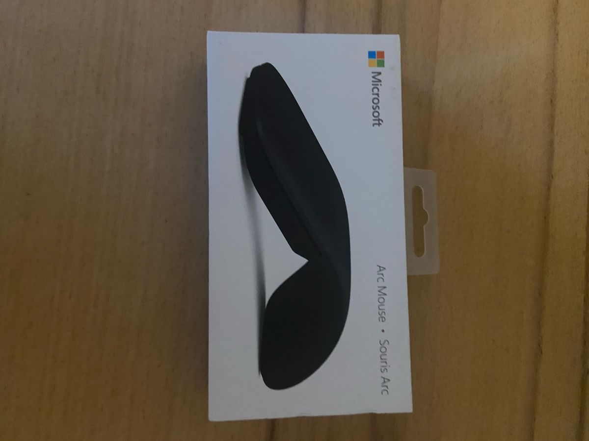 Microsoft Maus: Microsoft Arc Mouse schwarz mit Verpackung – Neu (gemäss Beschreibung) aus Basel von ramona.evelina