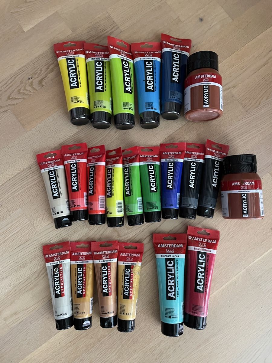 Colori: Acrylfarben Amsterdam  – Usato da Andelfingen venduto da Blumenwiese123