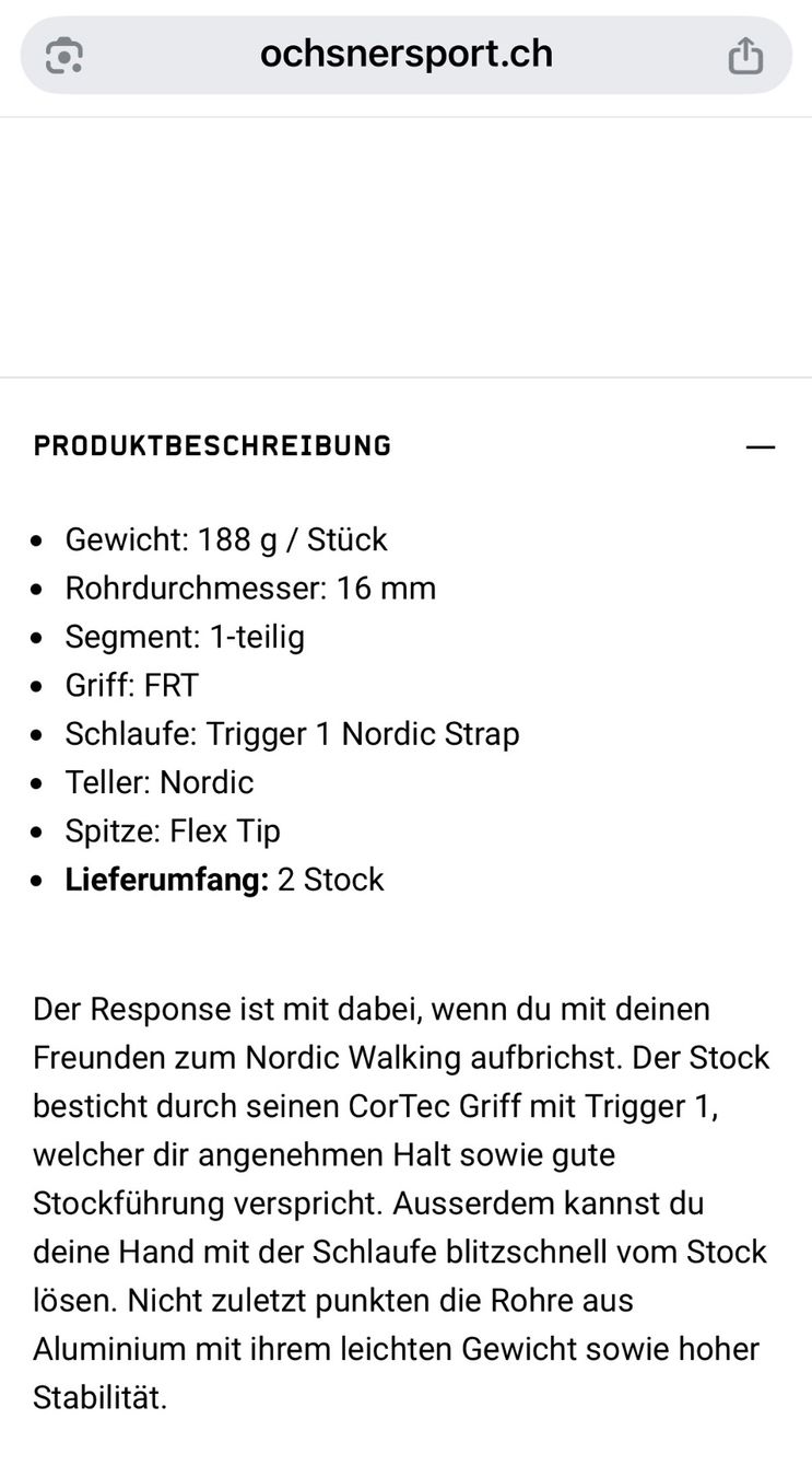 Leki Sonstige Zubehör: Leki Dual Series Response Walking Stöcke – Neu (gemäss Beschreibung) aus Villars sur Glane von Jascha0 3