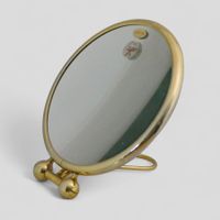 Miroir grossissant double face vers 1950. Maison Arpin Paris