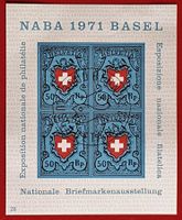 NABA W45 BLOCK BASEL 1971 ET VOLLGUMMI