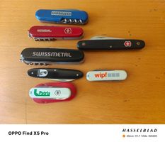 6 Schweizer Taschenmesser Victorinox ( mit Werbung)