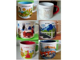Starbucks Mugs Switzerland 6 verschiedene im Paket