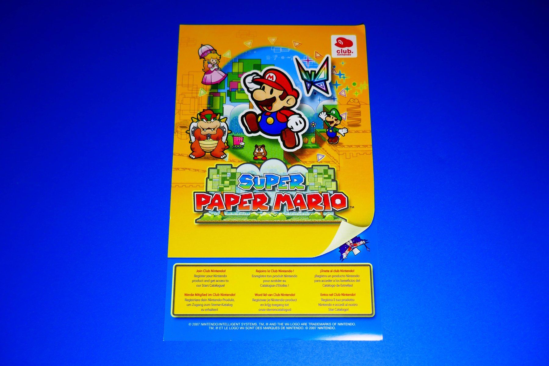 Nintendo Giochi: Super Paper Mario & VIP - Nintendo Wii – Usato da Vuarrens venduto da Espace-Retro 2
