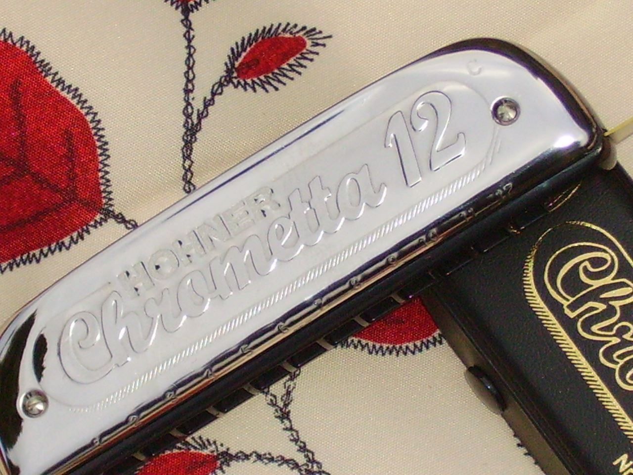 Hohner Musikinstrumente: chromatische Mundharmonika HOHNER – Neu (gemäss Beschreibung) aus Wöschnau von Musikhaus-Luethy5012 3