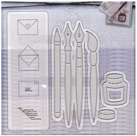 Sciablone: Neues mini Stanzschablonen-Set Notes – Nuovo e nell'imballaggio originale da Effretikon venduto da wenuss 2