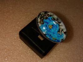 ring edelsthal,,mit  blumen,,blau