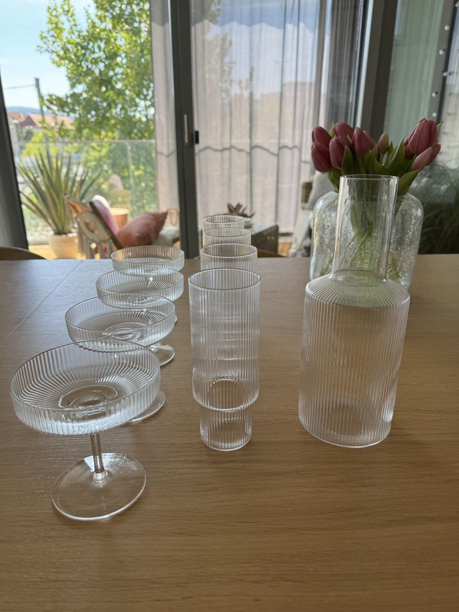 Ferm living Gläser: Ferm Ripple Gläser Set – Gebraucht aus Zürich von Lela_