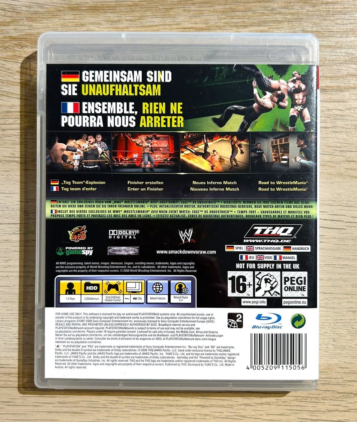 Sony Spiele: Smackdown vs Raw 2009 PS3 – Gebraucht aus St. Gallen von Alpine.Arcade 1