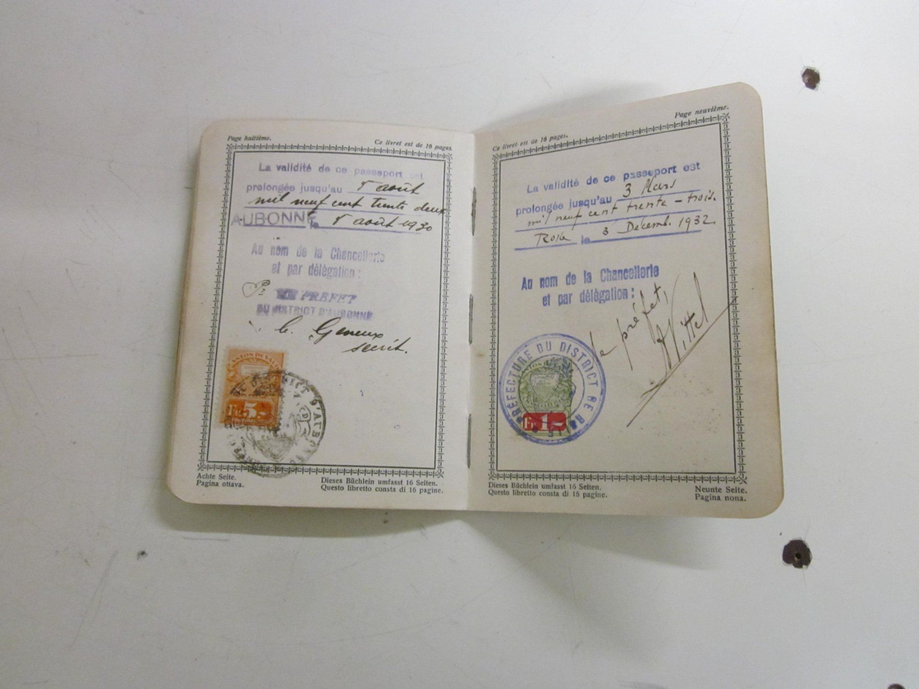 Documents: Passeport Suisse Schweizer Pass 1930 – D'occasion à Grand-lancy par kohler333 5