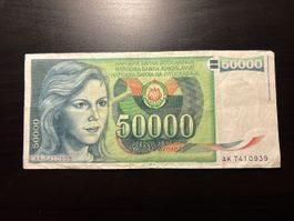 Billet Yougoslavie 