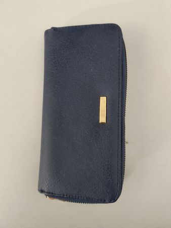 Portemonnaie, neuwertig, marineblau mit Gold-Akzenten!