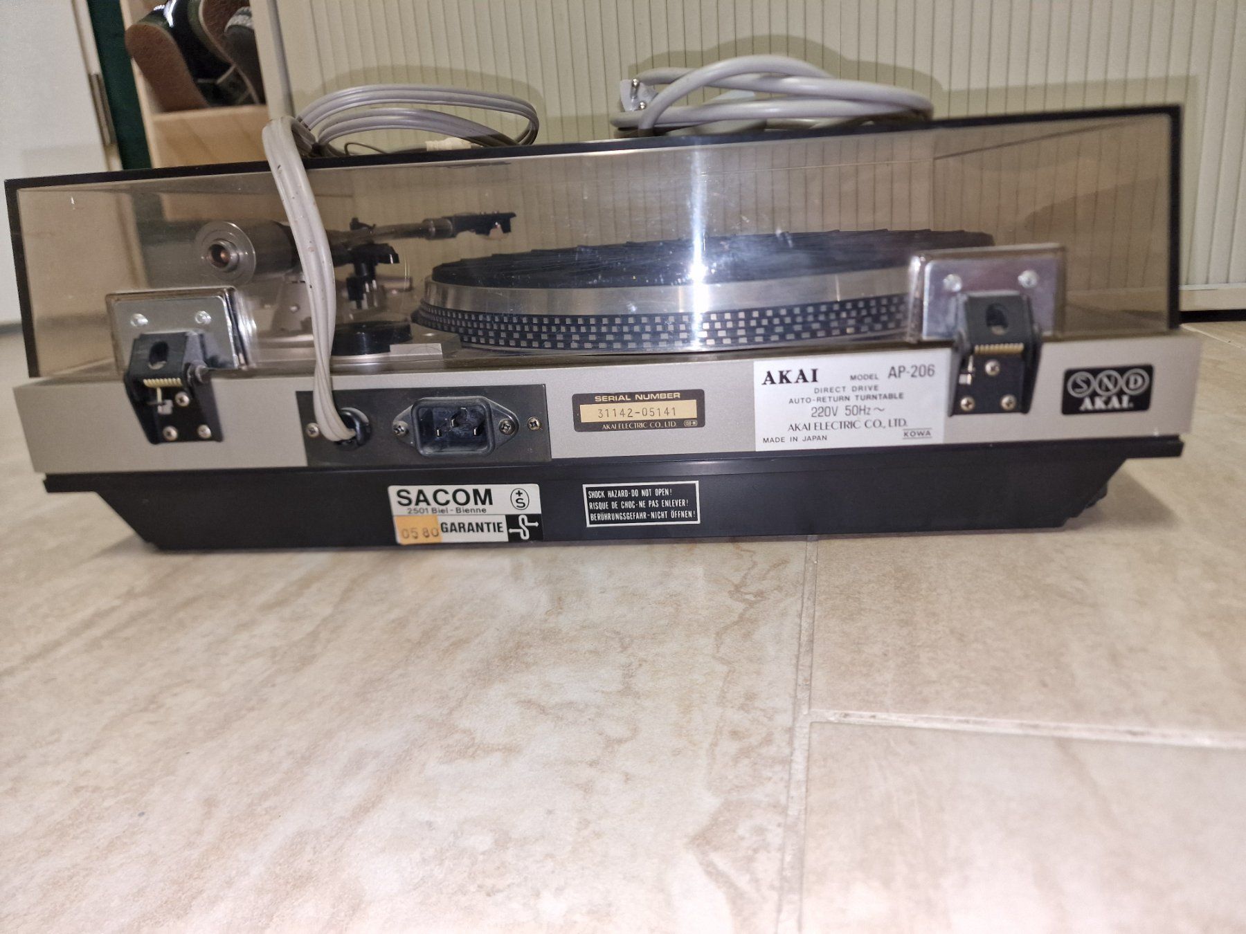 Akai Giradischi: Plattenspieler AKAI AP-206 – Usato da Staffelbach venduto da Kreatix 1
