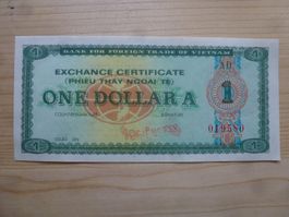 Vietnam ++ One Dollar (Exchange Certificate)