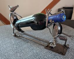 Flaschenhalter Mäuse, Metall Design Deko
