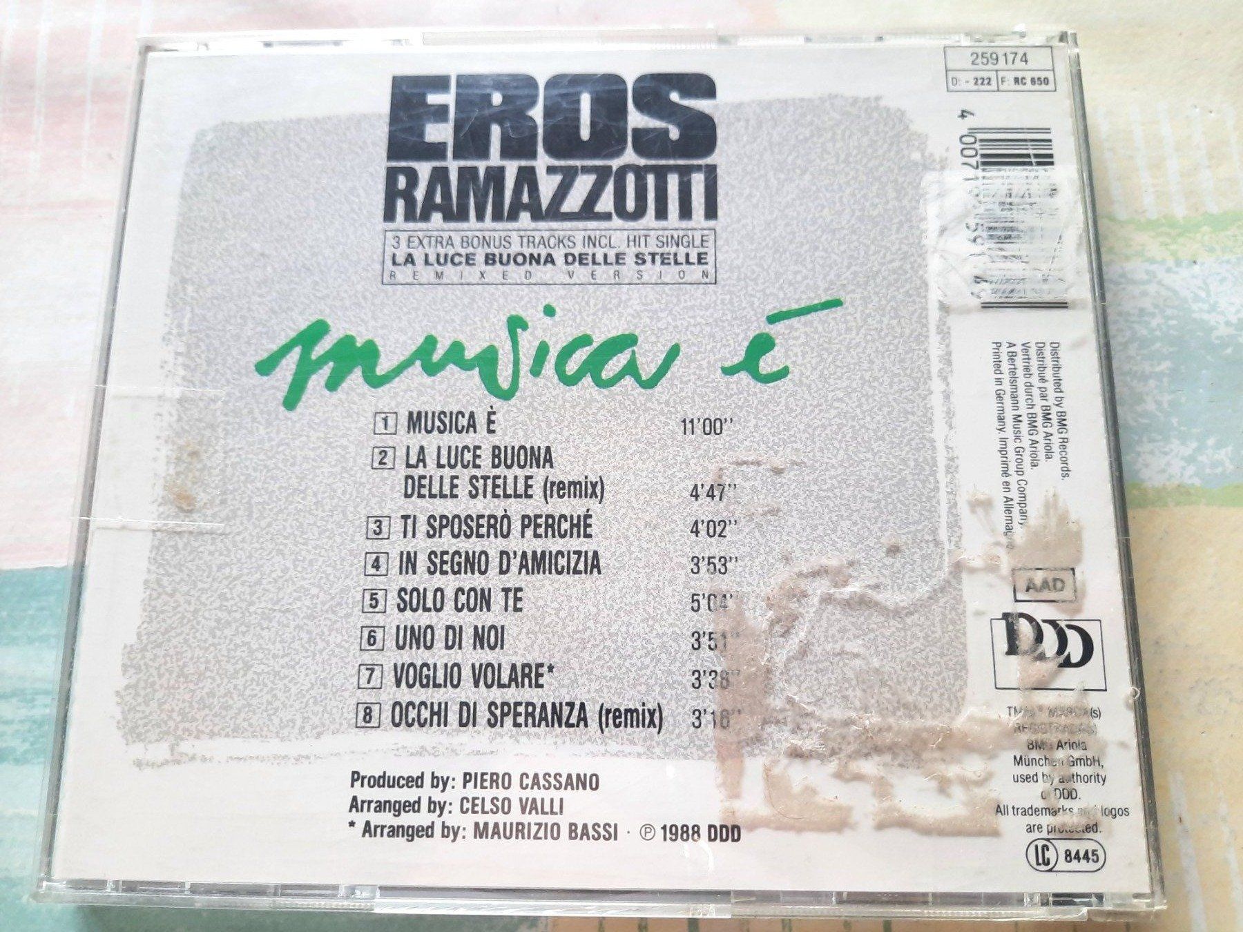 CD: CD Eros Ramazzoti - Musica è – Usato da Pully venduto da bro_n52j 1