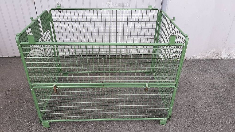 Palettengitter, Gitterbox, Aufsetzgitter, Gitterrahmen | Kaufen auf Ricardo