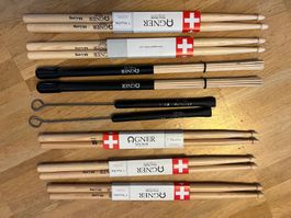 Agner Drumsticks, Rods und Brushes