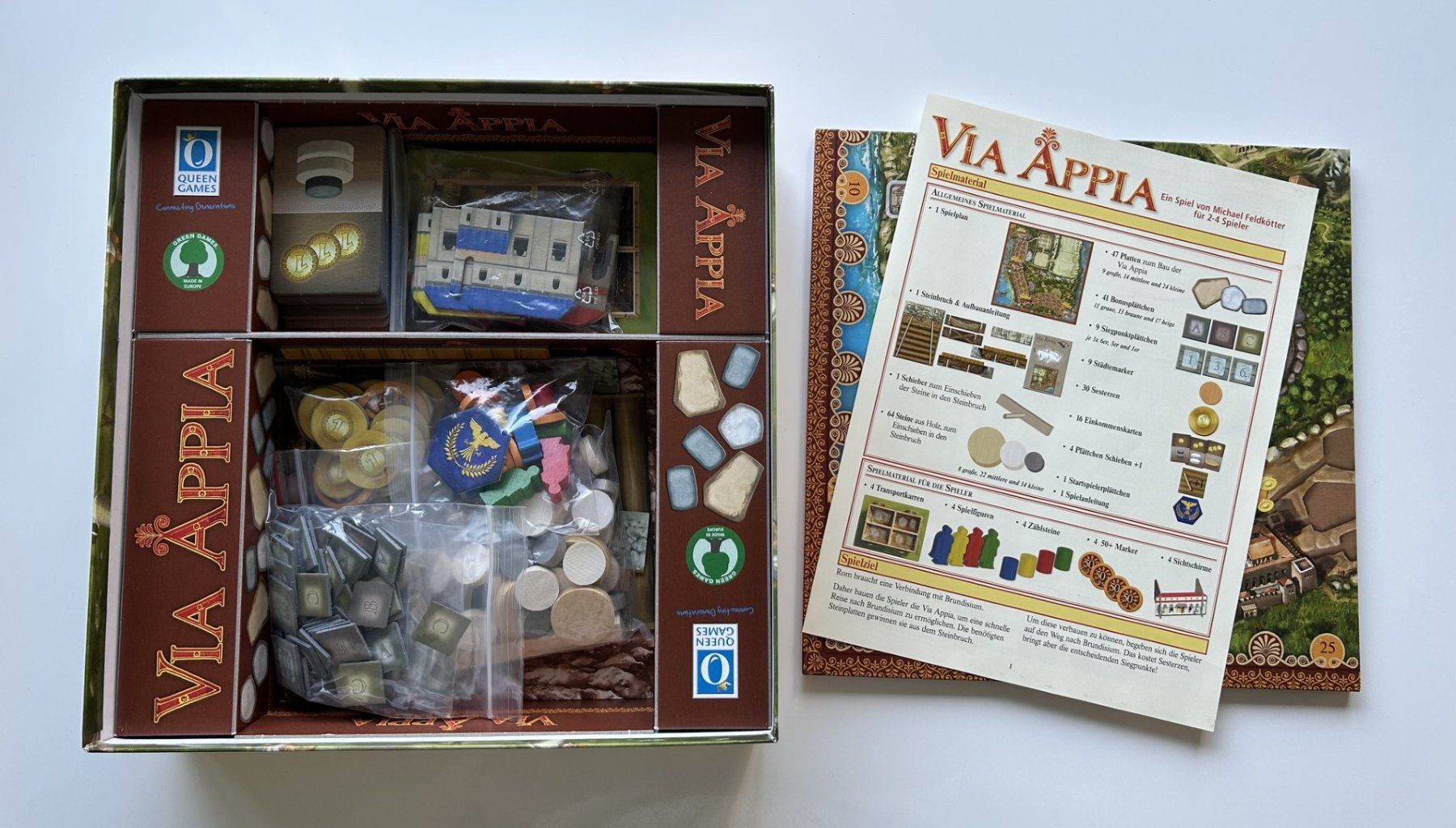Giochi: Brettspiel "Via Appia" - Queen Games – Nuovo (secondo la descrizione) da Baar venduto da WhatTheFunk01 2