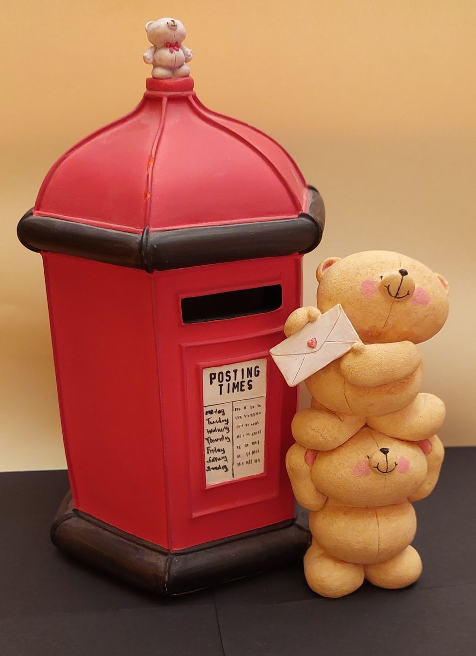 Statuette: Bärchen mit grossem Briefkasten, Forever Friends – Usato da Immensee venduto da Djinny 1