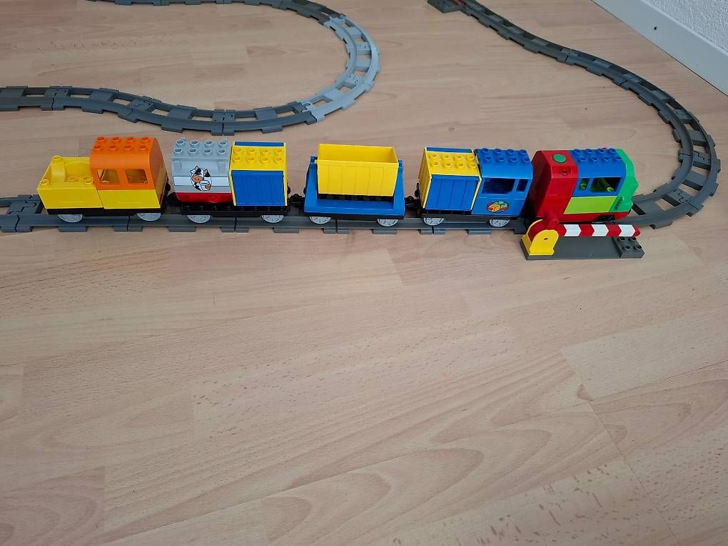 Lego Giocattoli: Grosses Lego Duplon Eisenbahn Set – Usato da Heimberg venduto da Wendel1 2