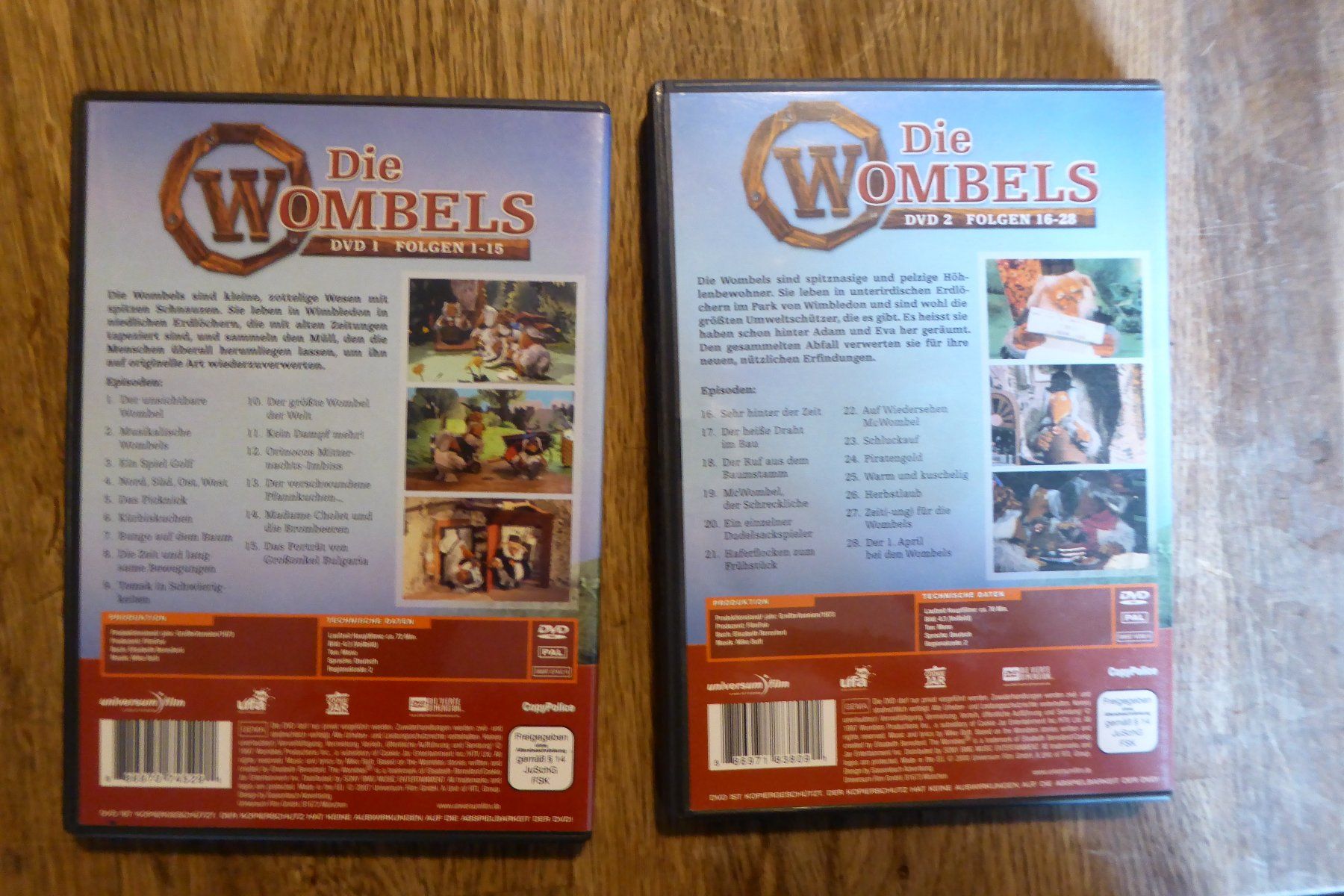 Tutti i DVDs: DVD Die Wombels 1 und 2 – Usato da Allschwil venduto da Summelsarium 1