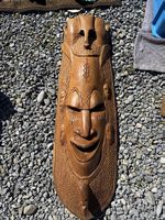 wunderschöne Holzmaske