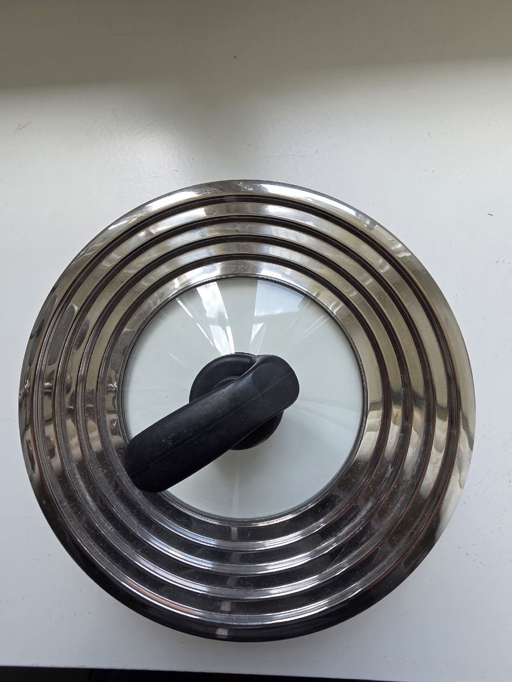 Padelle: Pfannendeckel aus Glas mit Ventil – Usato da Langenthal venduto da maietag