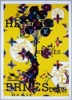 Death NYC Pop Art Druck " Hermes Banksy Vuitton Balloon Girl