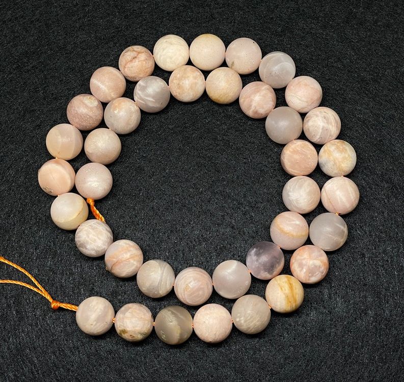 36 Stück Onyx Perlen – Schwarz, Matt, 10 Mm Rund – Halbedelstein-Perlen Für Schmuck, DIY & Dekoration
