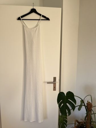 Sommerkleid weiss mit Schnürung am Rücken guter Zustand