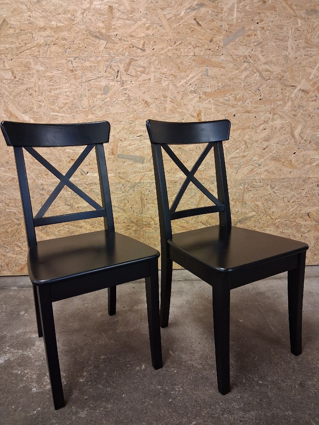 Ikea Sedie: 2 Stühle schwarz - Ikea Ingolf – Usato da Trimbach venduto da Tripoli_Trimbach