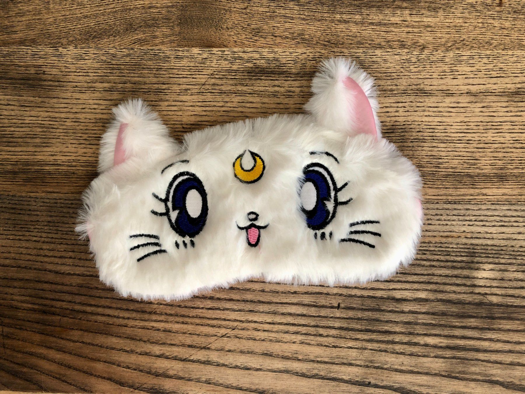 Maschere: Fluffige Sailor Moon Katze Artemis Schlafmaske Augenbinde – Nuovo e nell'imballaggio originale da Berg am Irchel venduto da Zweiti_Chance