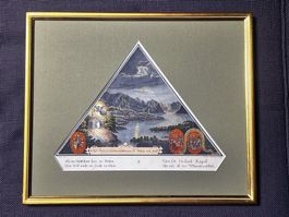 Lithografie Luzern+Vierwaldstättersee (Eglin/Schwegler,1828)