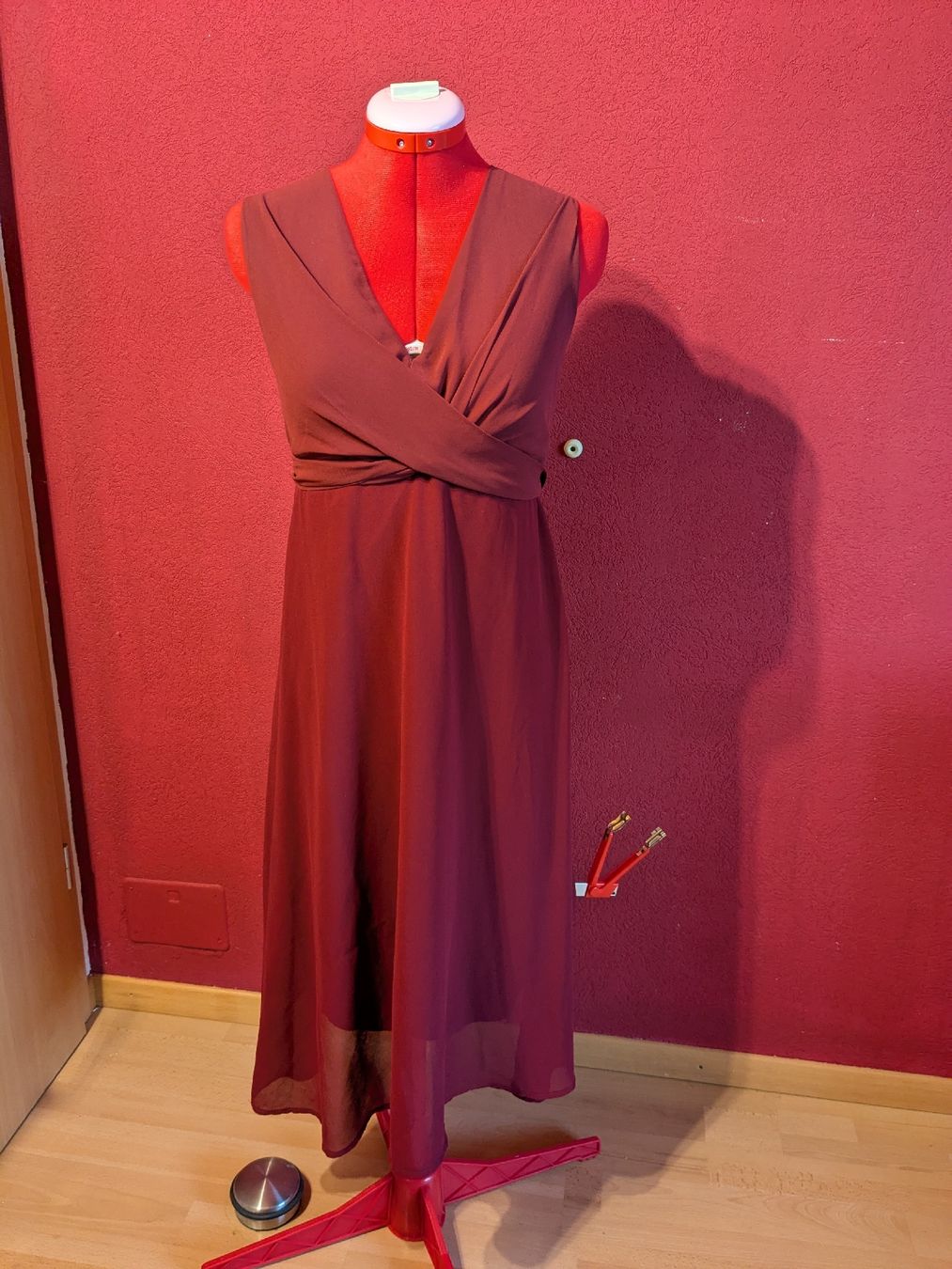 Kleider: robe de soirée bordeaux – Neu (gemäss Beschreibung) aus Vionnaz von MarinaMGB 1