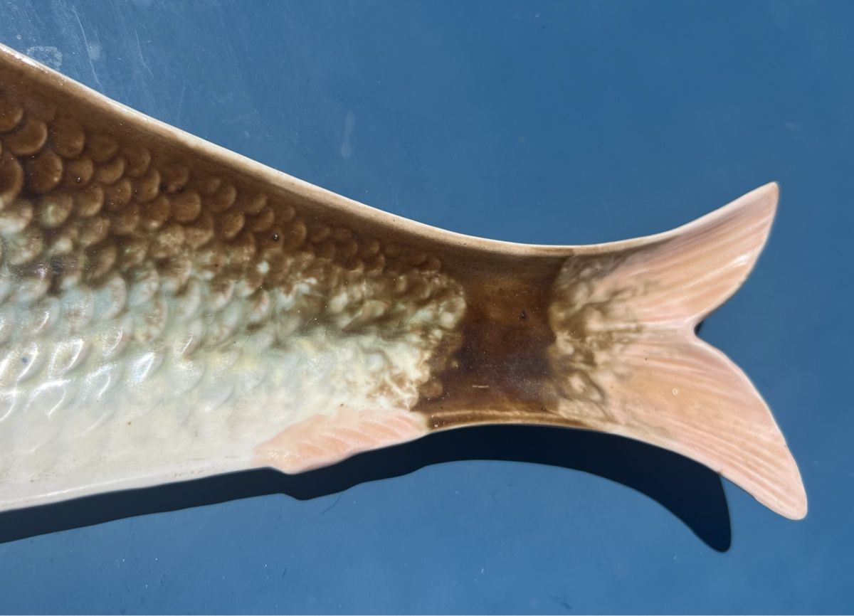 Piatti di portata: Ancien plat à poisson faïence peinte main – Nuovo (secondo la descrizione) da Genève venduto da DELIRBEADS 4