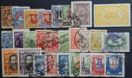 Litauen Lot mit alten Werten XI
