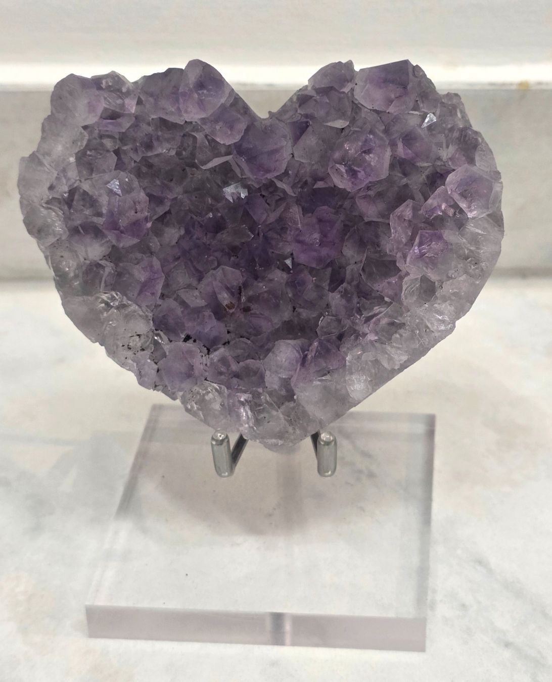 Minerali & Pietre curative: Amethyst Herz auf Stand HB 342g – Nuovo e nell'imballaggio originale da Matzingen venduto da Shay_Crystalz