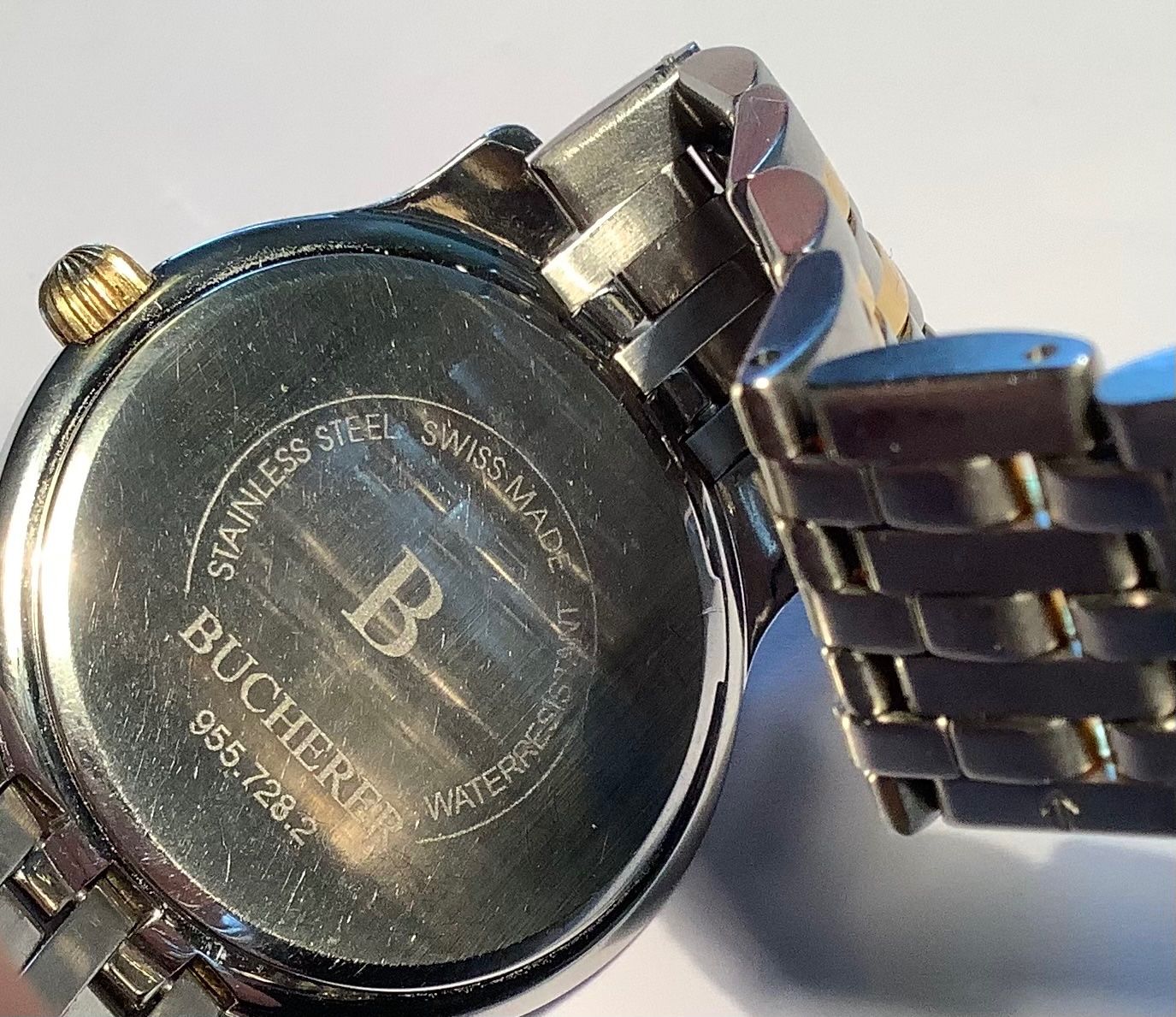 Bucherer Montres: BUCHERER  Q  montre inox, 33 mm, quartz, ref: 955.728.2 – D'occasion à Gland par aquarelle1818 3