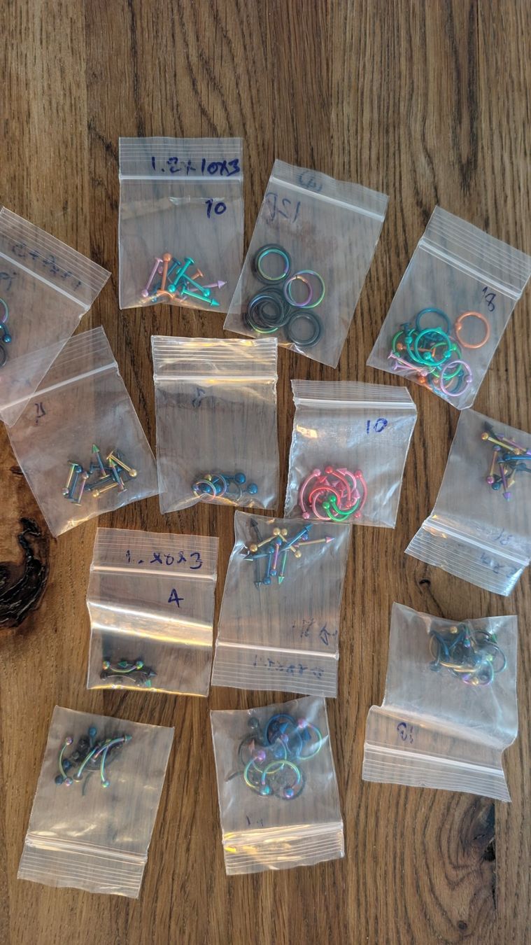 Gioielli per piercing: Piercings und Körperschmuck – Nuovo e nell'imballaggio originale da Studen BE venduto da xitam