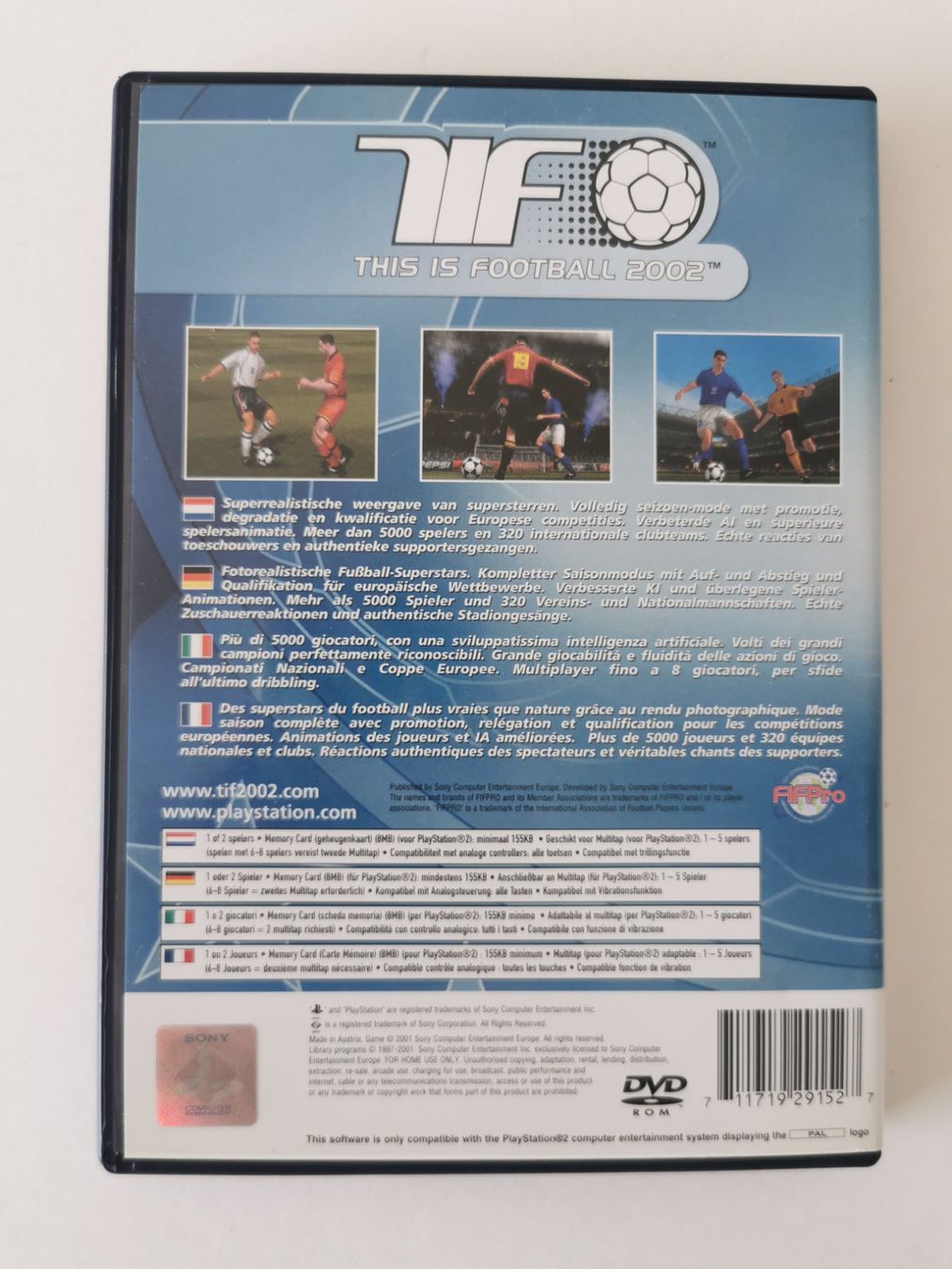 Giochi: PS 2 - TIF This is Football 2002 – Usato da Lenzburg venduto da eyworld 2