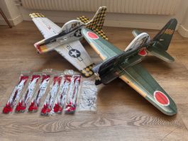 RC Factory 4D 3D Cartoon Warbirds 2stk ungeflogen